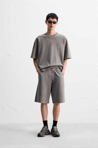 FADED RELAXED FIT SWEATSHIRT - Anthracite grey by Zara