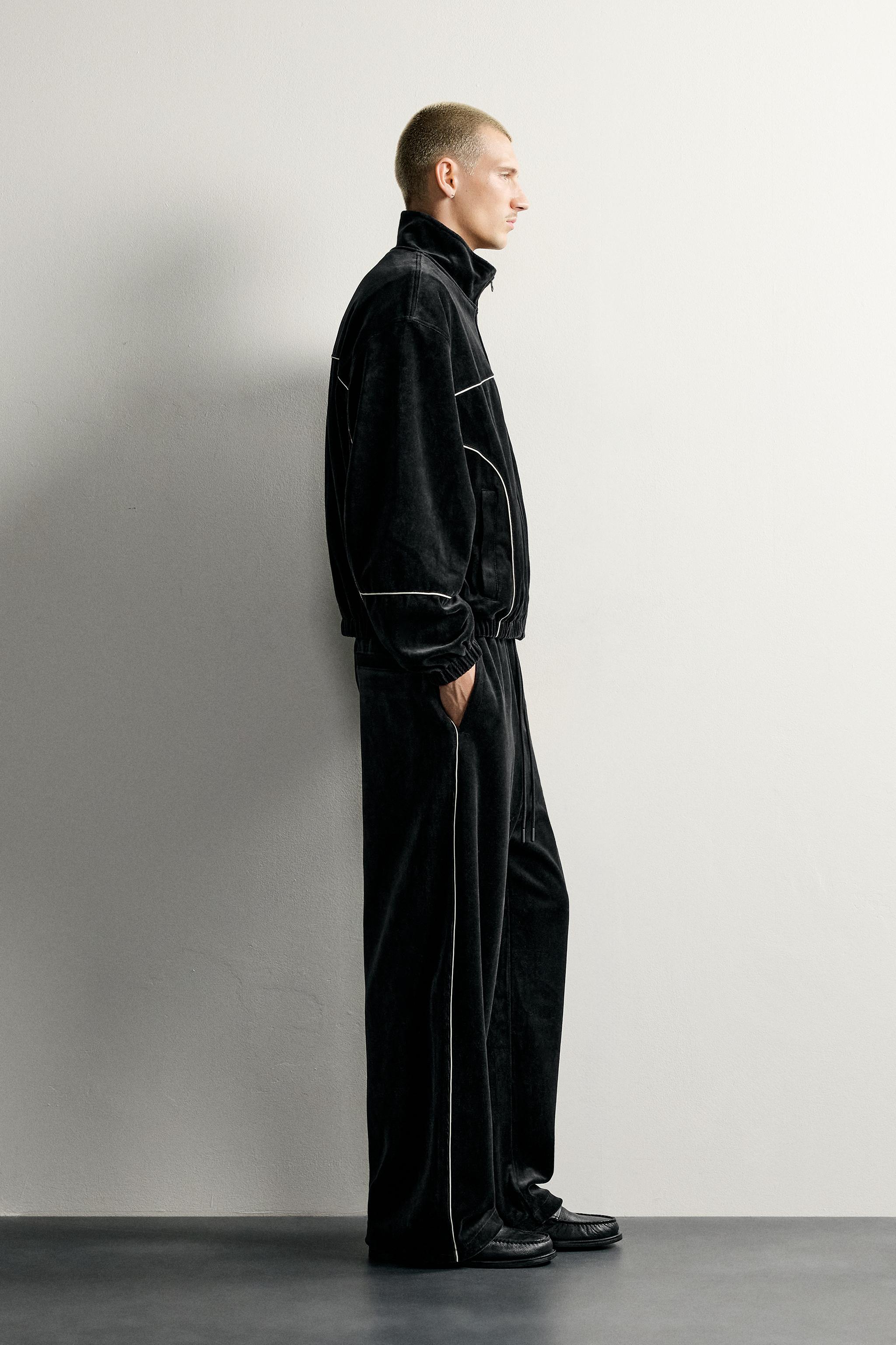 RETRO VELOUR TRACK PANTS