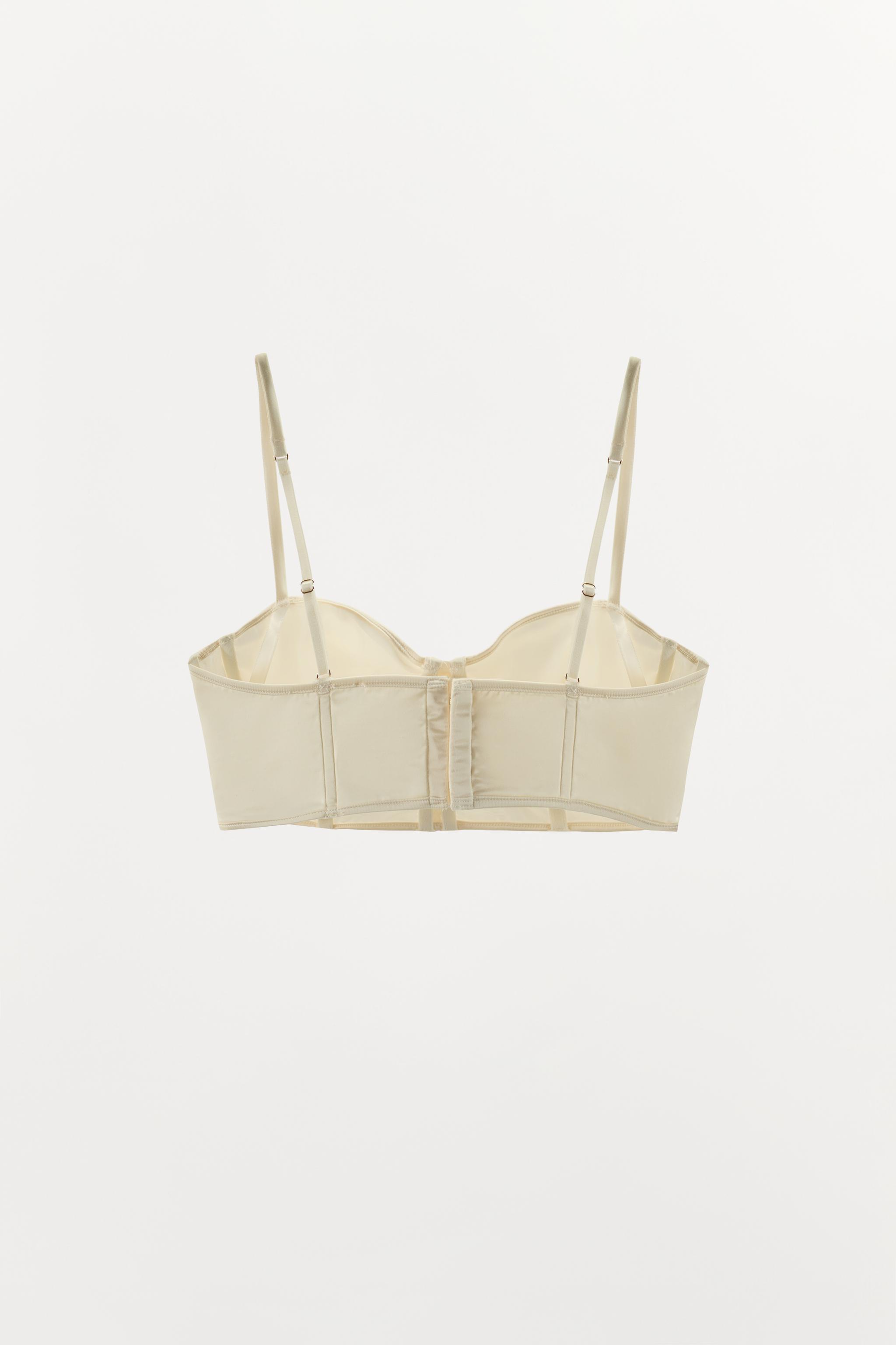 Бра, на косточках, атлас — Zara — фото 6