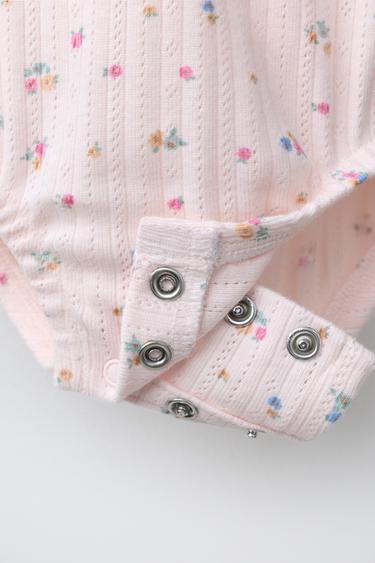 FLORAL BODYSUIT AND LEGGINGS SET - Pink by Zara - Image 3