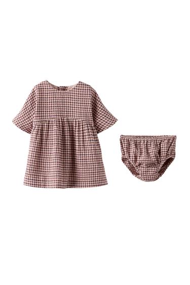 CHECK DRESS