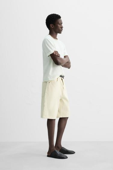 T-SHIRT EN MAILLE LÉGÈRE - Bleu clair de Zara - Image 3