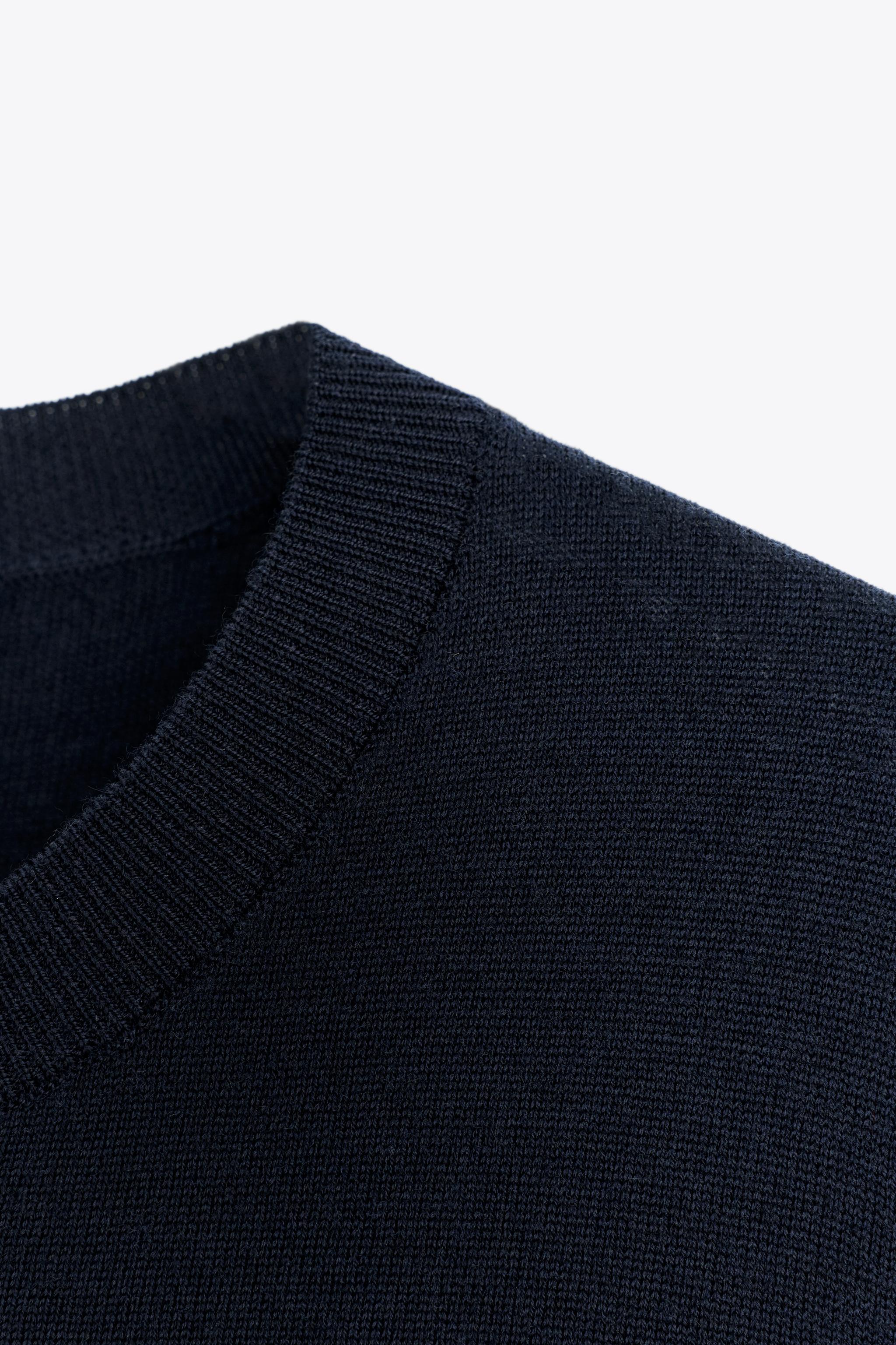 PULL 100 % LAINE À MANCHES COURTES