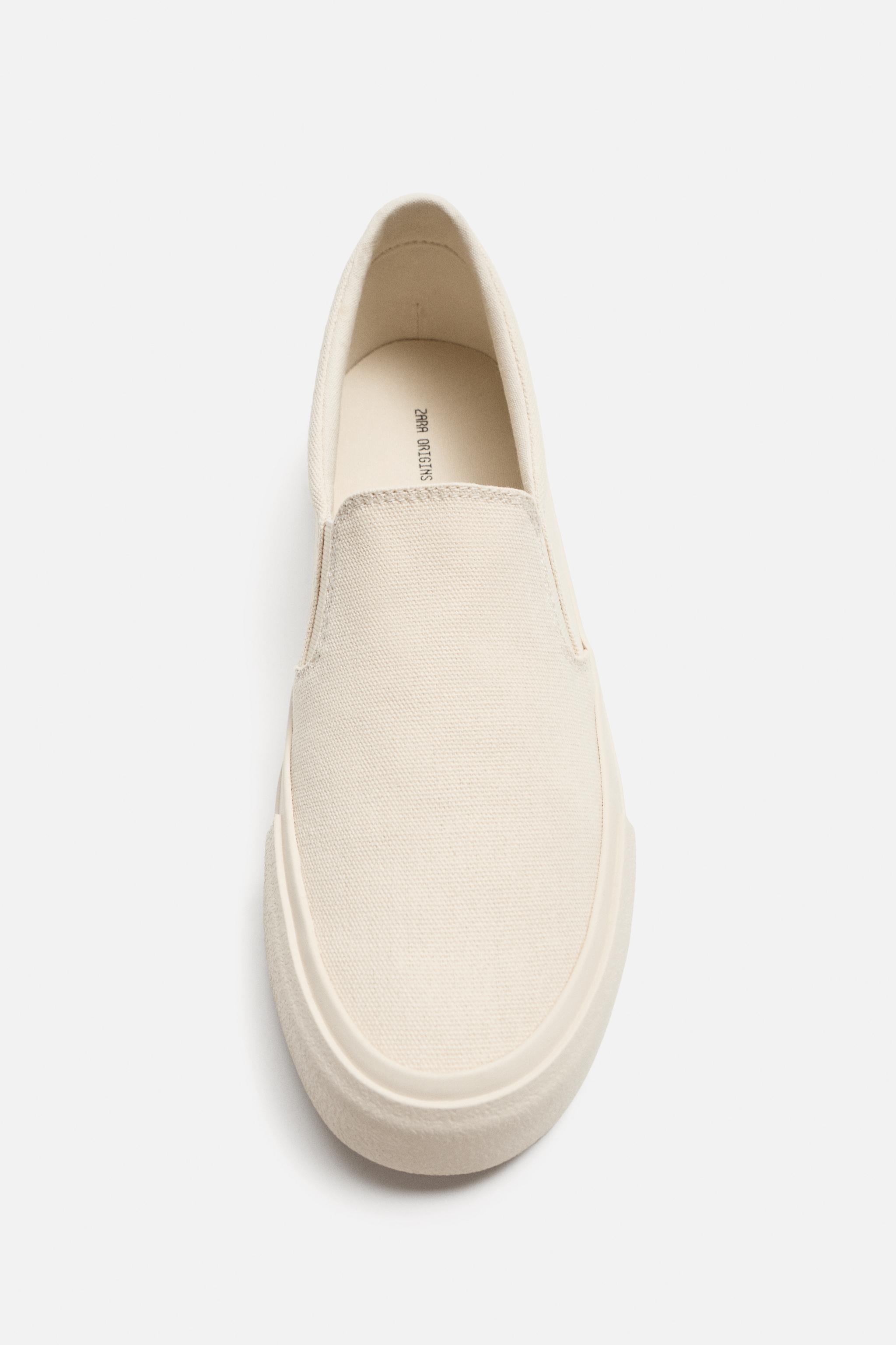 Zara slip on shops sneakers