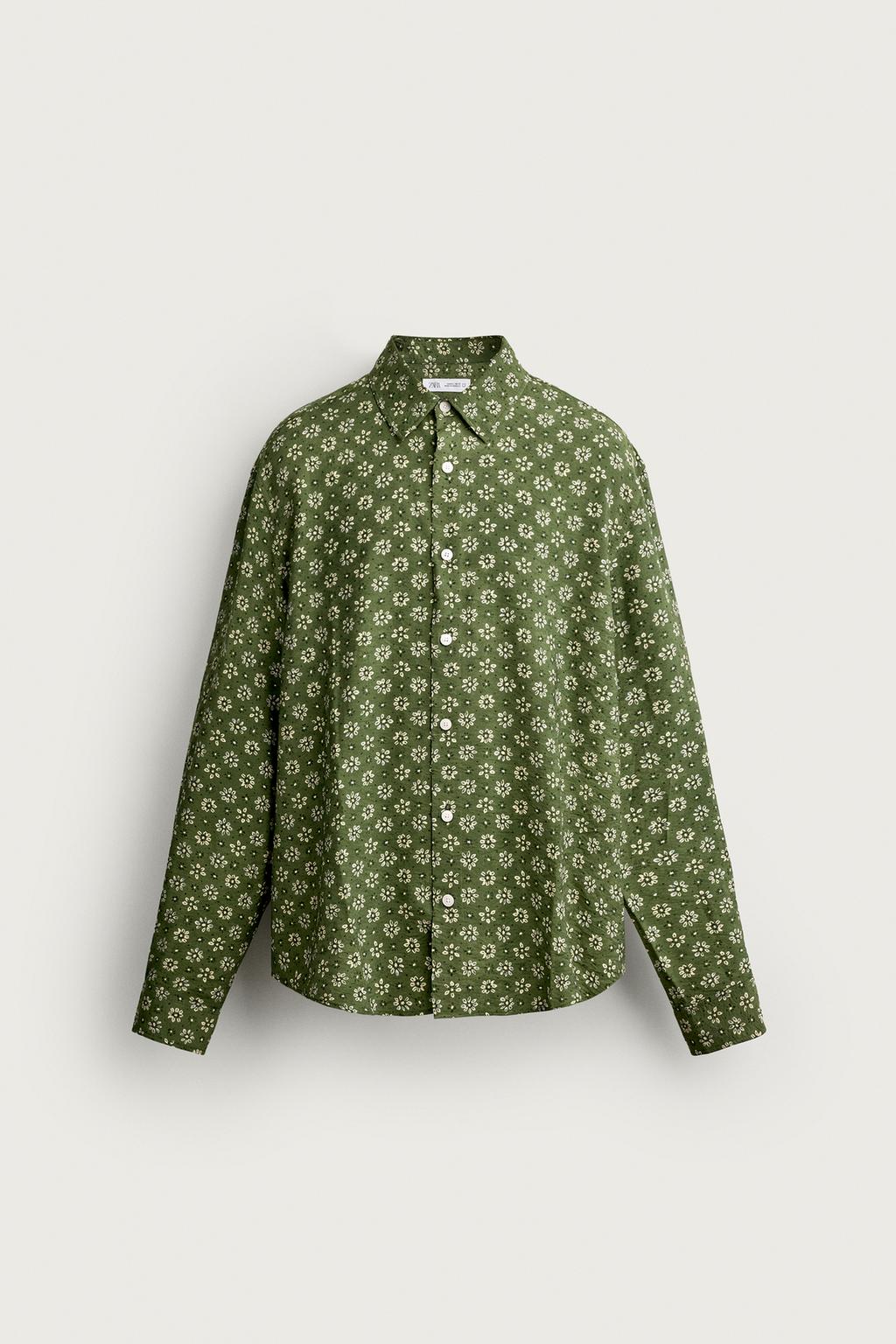 FLORAL PRINT FLOWING SHIRT
