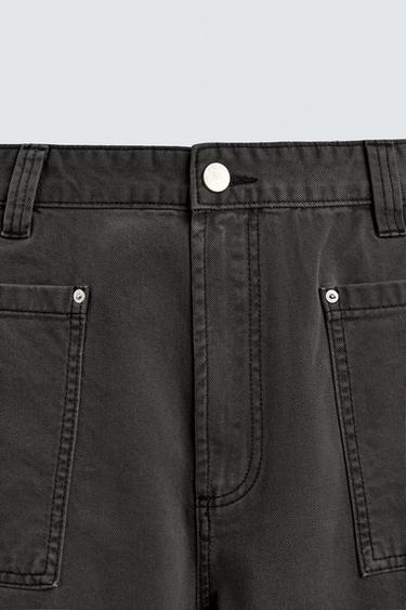 MULTI-POCKET TROUSERS - Dark grey by Zara - Image 9