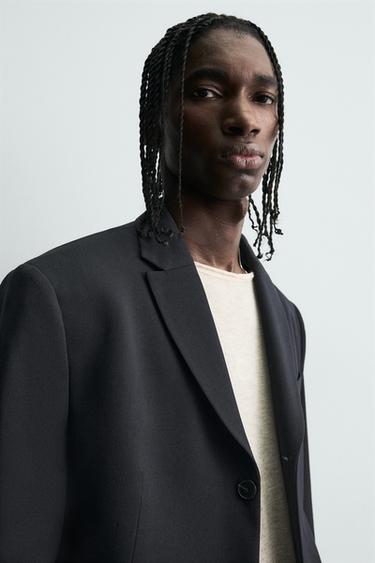 BLAZER კოსტიუმი შალნარევი ქსოვილი - Zara-ს Blue