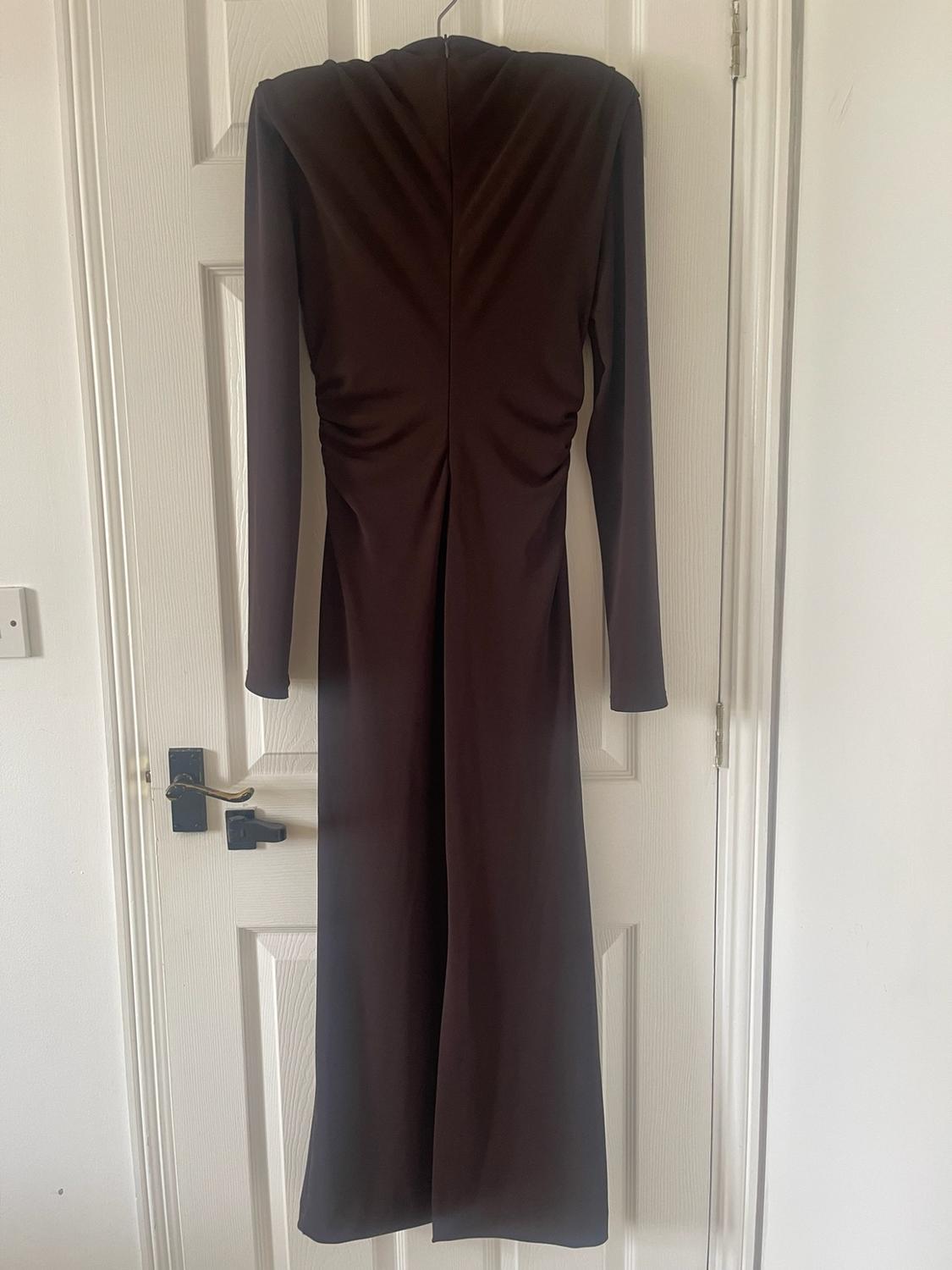 DRAPED MIDI DRESS - Image 2