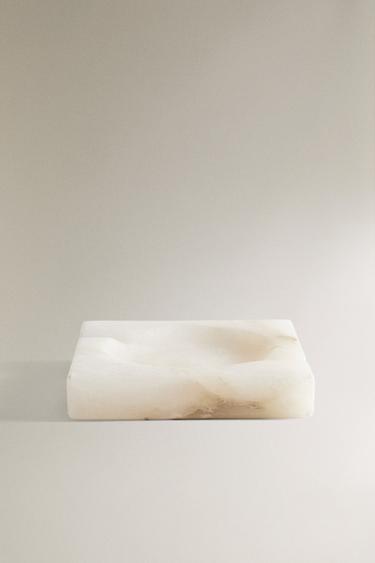 Zara ALABASTER ASHTRAY - Oyster-white - Image 0