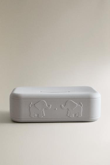 ELEPHANT SILICONE WIPE HOLDER - Grey by Zara - Image 0