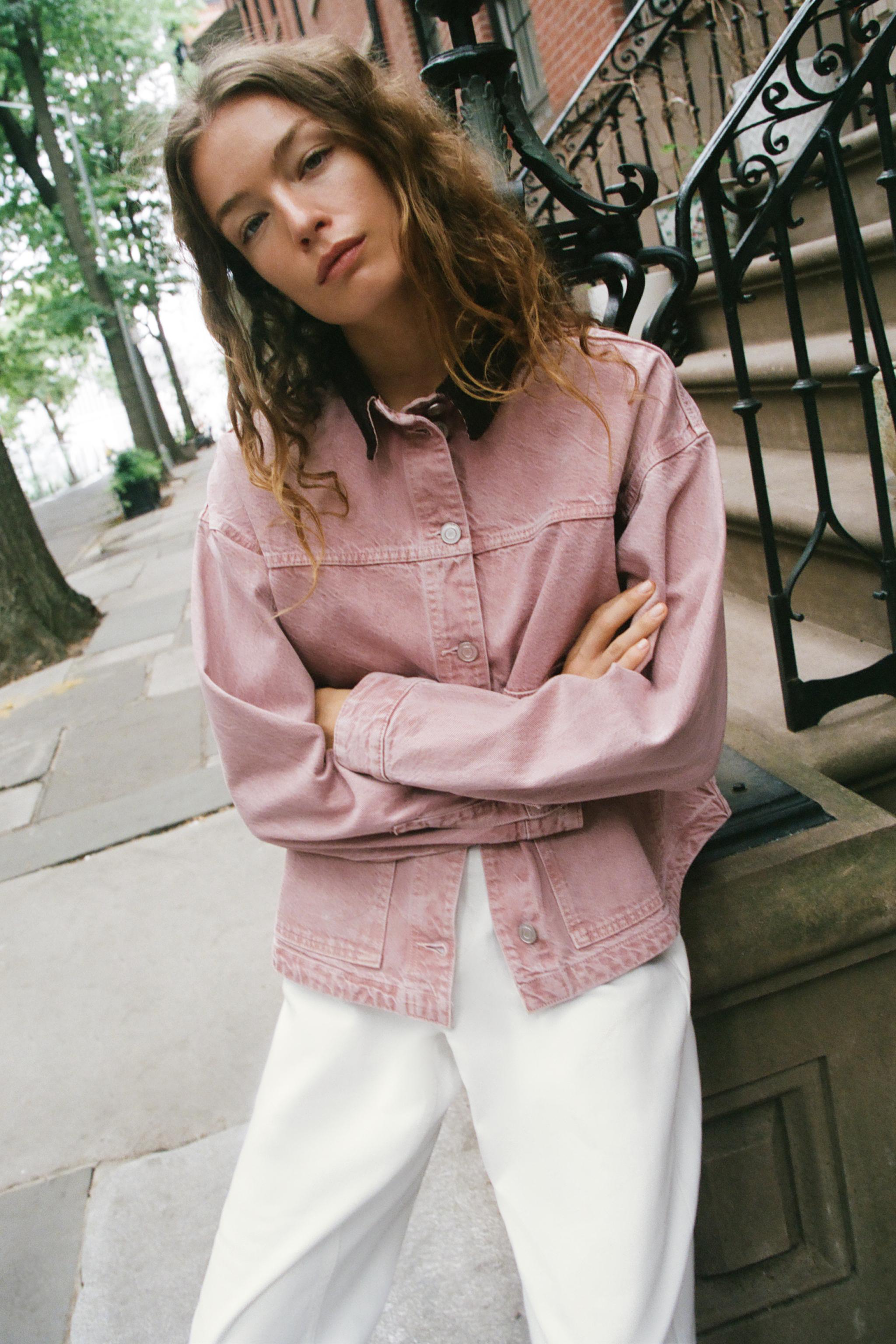 ZARA カラー デニムジャケット デニムジャケット – レディース | ZARA 日本