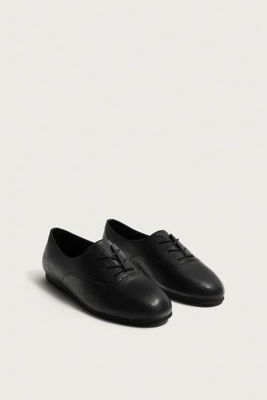 AARON LEVINE X ZARA LEATHER SHOES - Black by Zara