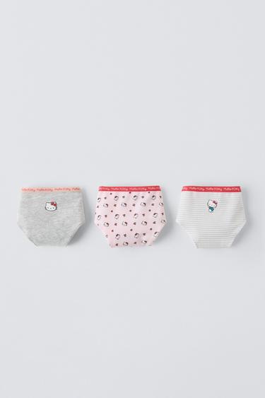 AGES 6-14/ 3-PACK OF HELLO KITTY© BRIEFS - Red by Zara - Image 4