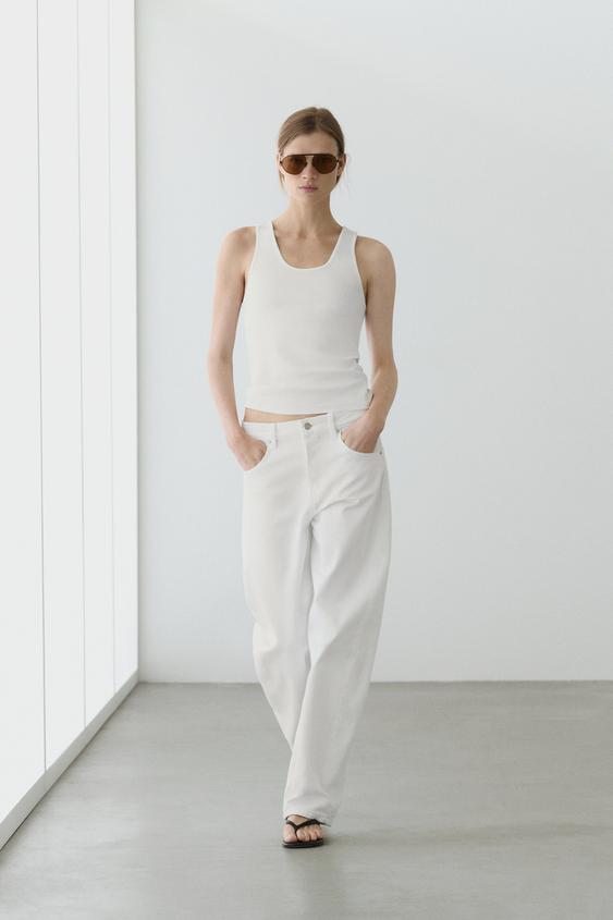 Scoop neck strappy top from Zara - $50
