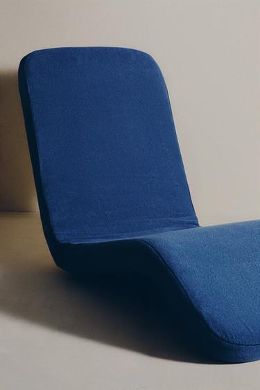 LOUNGER COVER WITH PIPING - Mid-blue by Zara