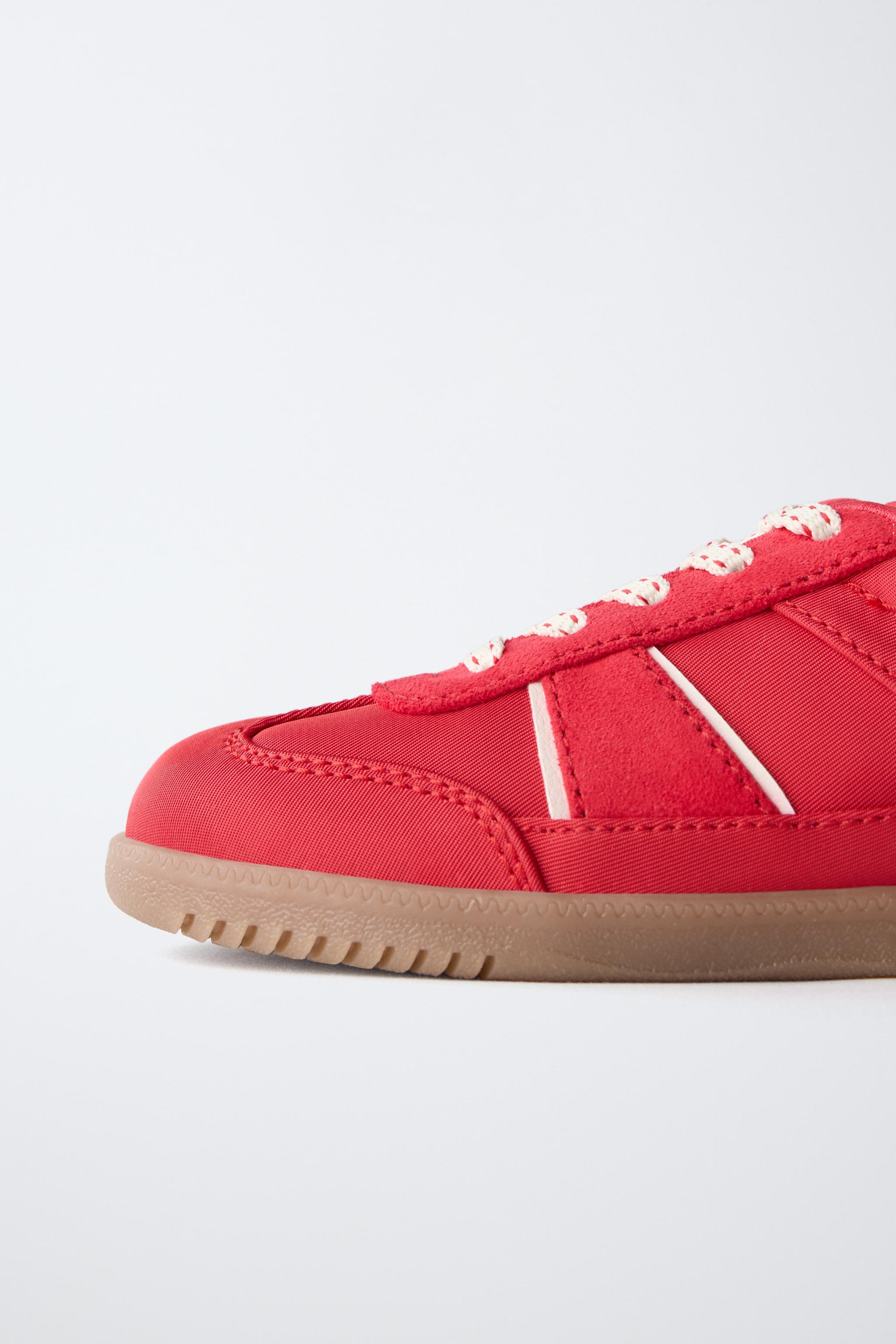 Детские кроссовки Zara COLOR-BLOCK HIGH-TOP SNEAKERS — фото 4