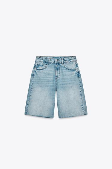 BERMUDA Z1975 EN JEAN TAILLE NORMALE - Bleu moyen de Zara - Image 6