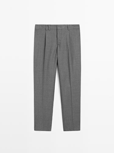 Pantalón relaxed fit - Gris de Zara