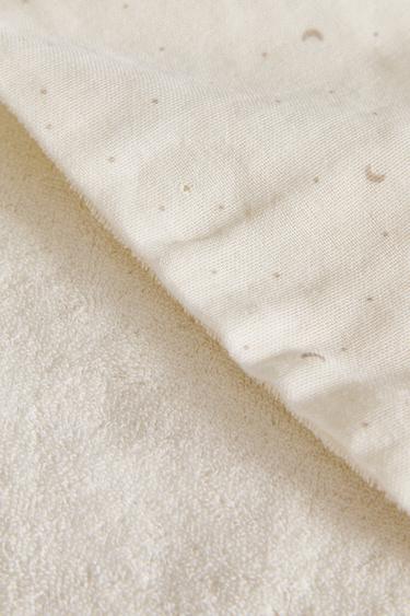 CHILDREN'S MOON SHOULDER BIB - Cream by Zara - Image 3