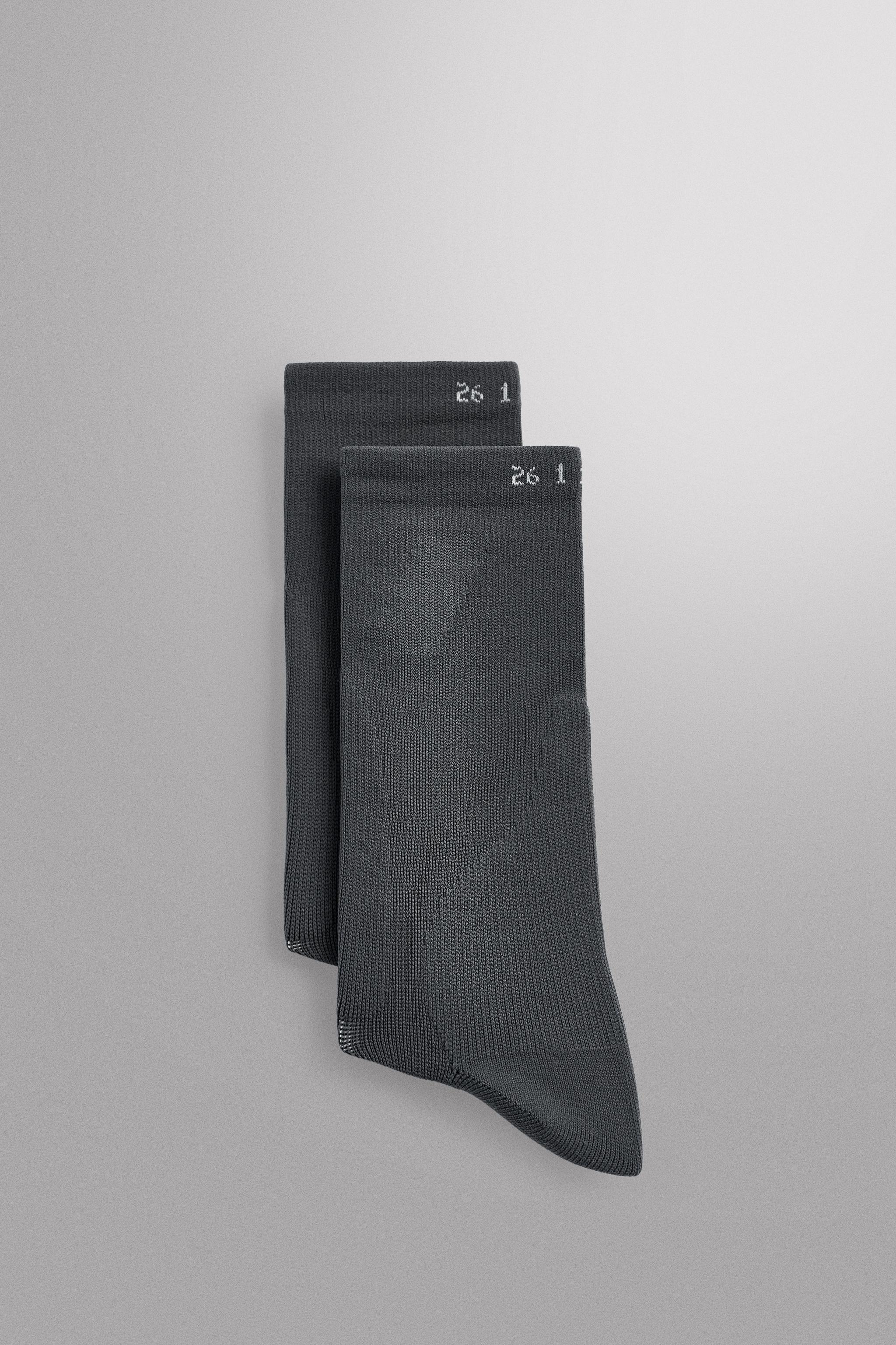 TWO-PACK OF TECHNICAL TRAINING SOCKS — Mid-blue (alternate view)