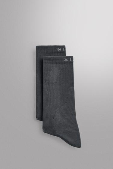 TECHNICAL TRAINING SOCKS 2-PACK — Mid-blue 2