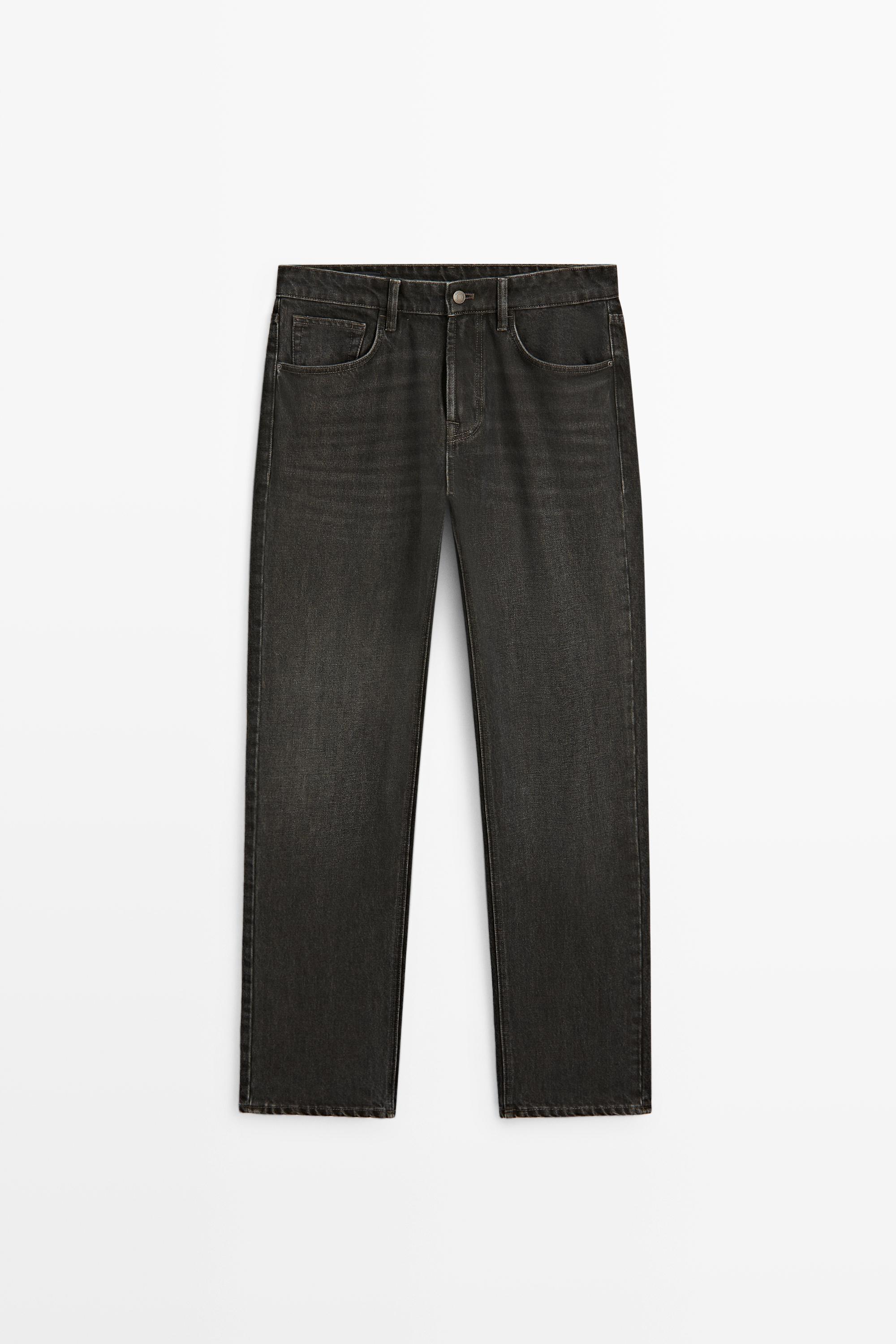 Tapered fit jeans — Gray