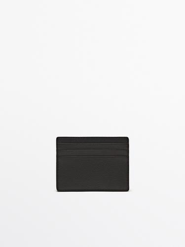 Cartera "magic" piel napa - Marrón de Zara - Imagen 0
