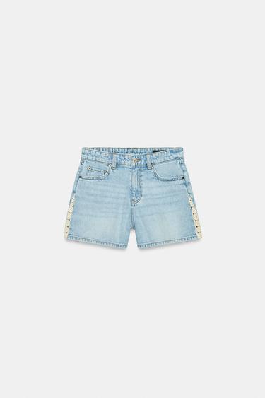 SHORT Z1975 CROCHET - Bleu moyen de Zara - Image 6