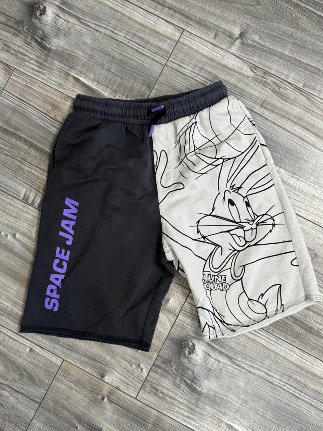 COLOUR BLOCK SPACE JAM LOONEY TUNES © &™ WARNER BROS BERMUDA SHORTS