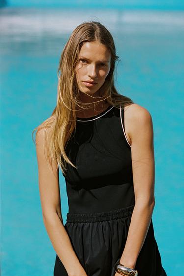 MIDI DRESS - Black by Zara - Image 1