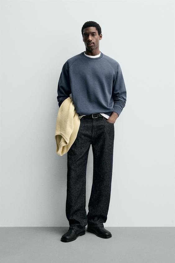 WASHED CREWNECK SWEATSHIRT