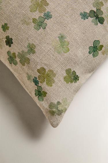 CLOVER CUSHION COVER - Light beige by Zara - Image 1