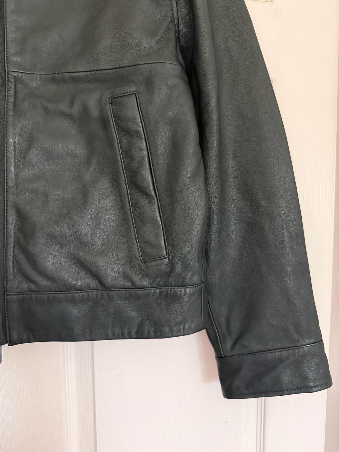RELAXED FIT LEATHER JACKET - Image 3