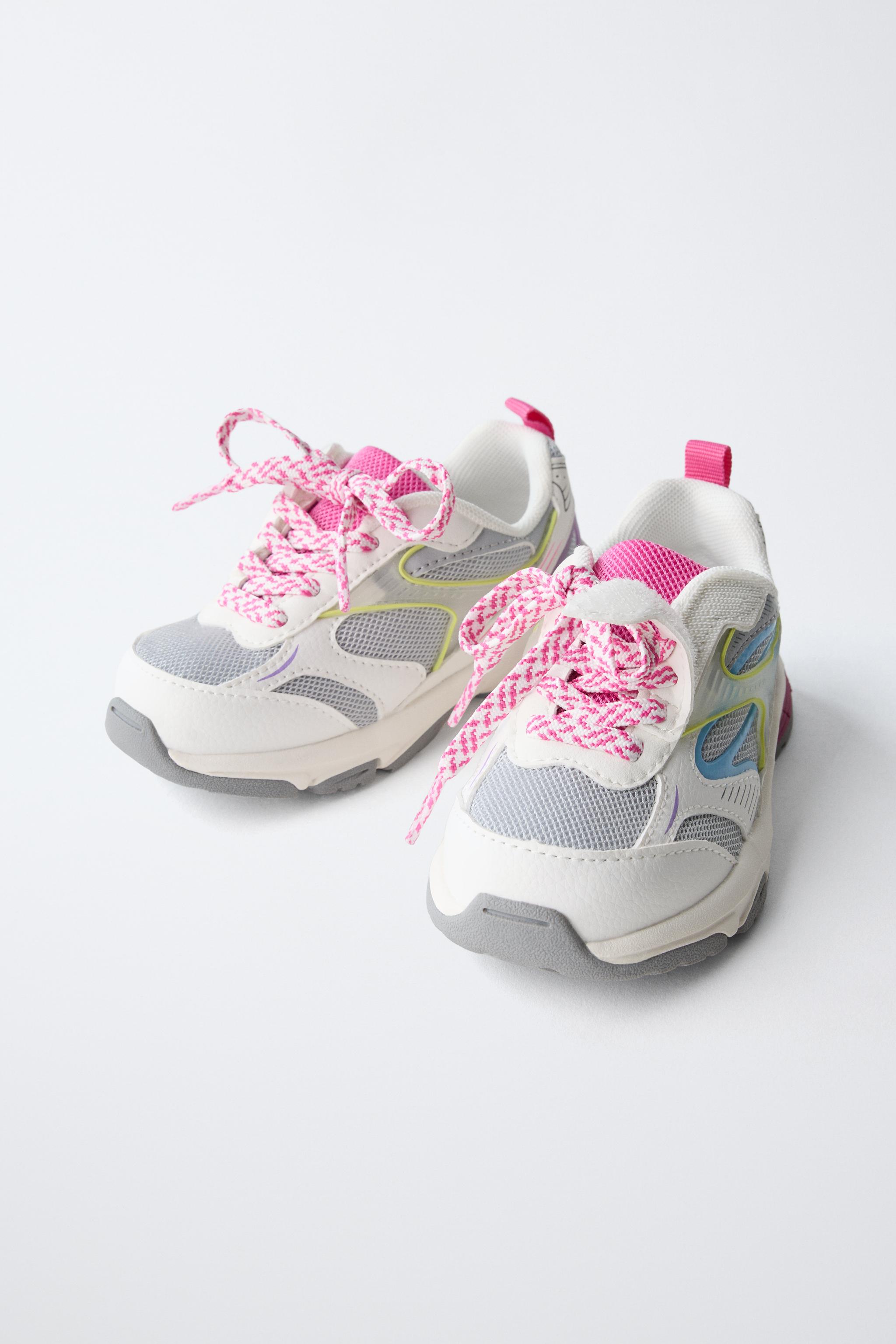 Детские кроссовки Zara COLORFUL SNEAKERS — фото 4