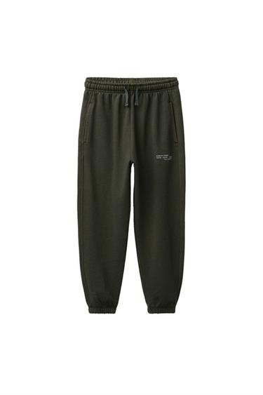 CALÇA DE MOLETOM JOGGER ROUPA DYE - Verde da Zara