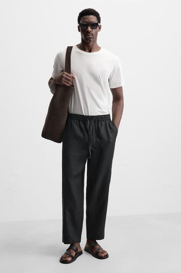 SANDÁLIA DE TIRAS - Preto da Zara - Imagem 0