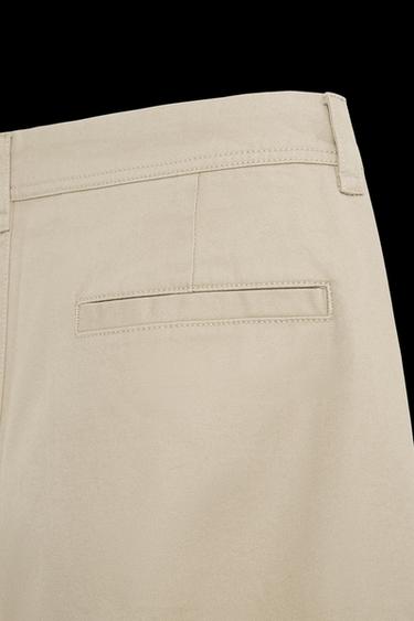 STANDARD FIT CHINO TROUSERS - Beige by Zara