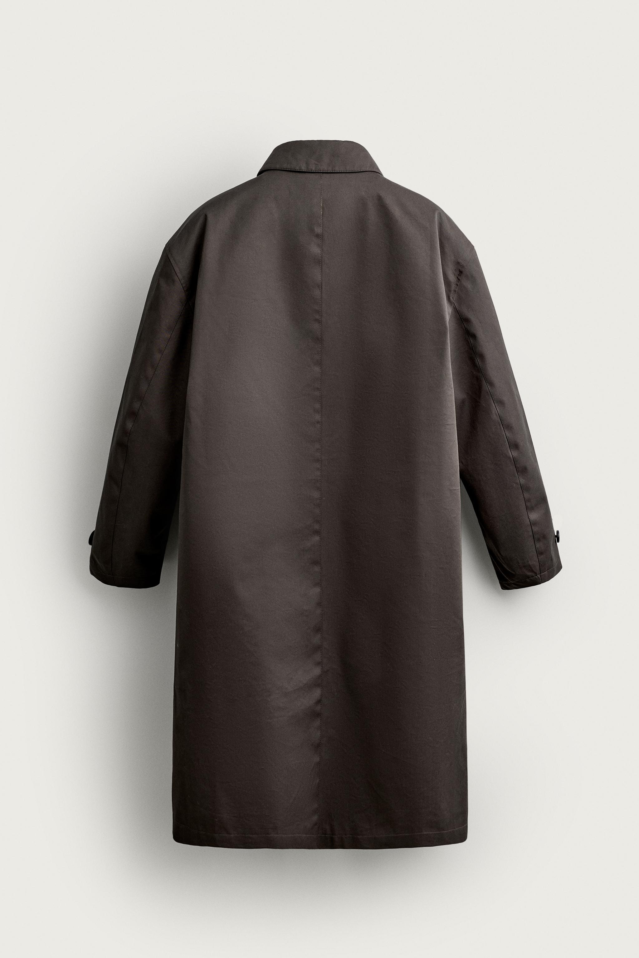 WATER-REPELLENT TRENCH COAT WITH DETACHABLE LINING