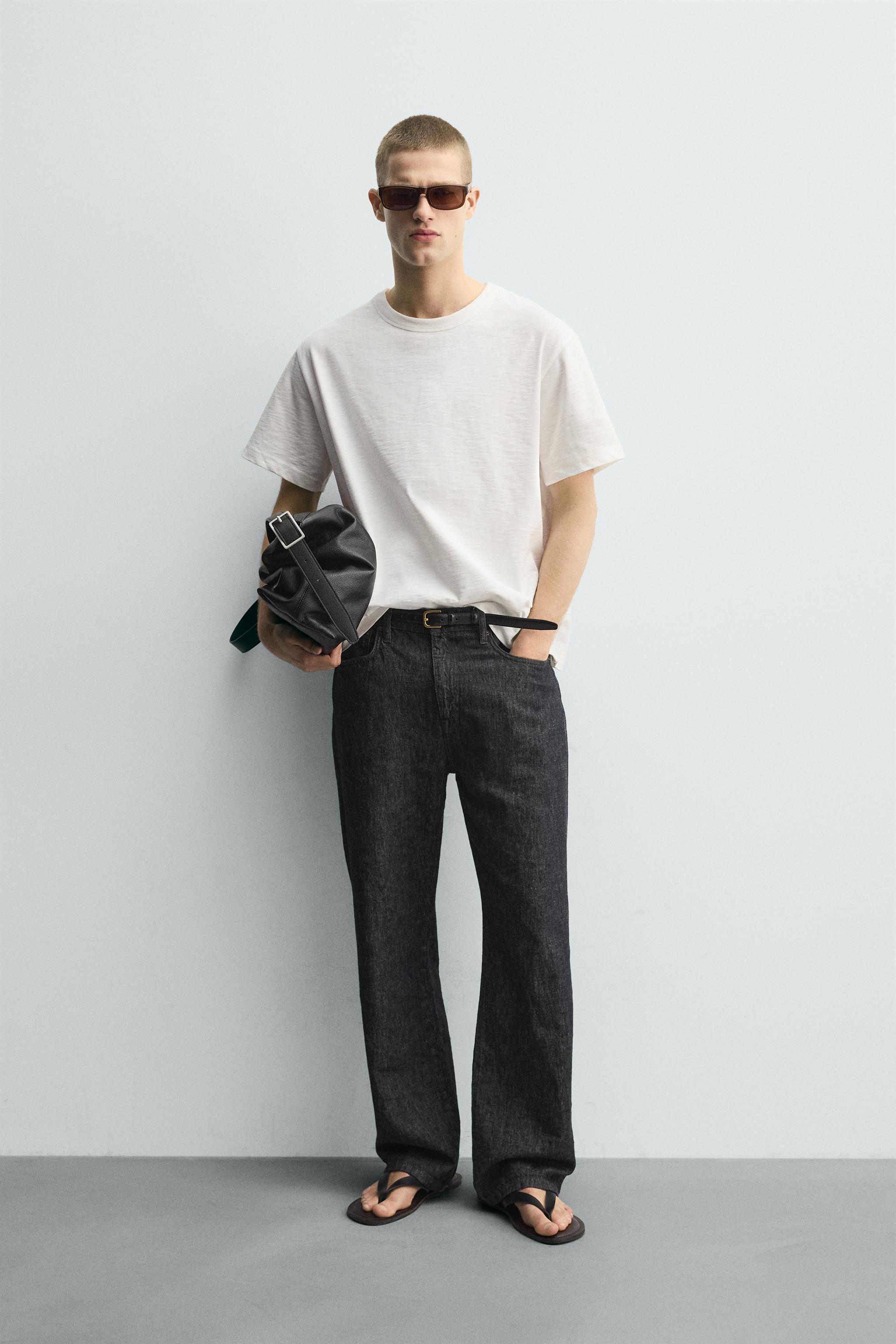 T-SHIRT RELAXED FIT TEXTURE FLAMMÉE
