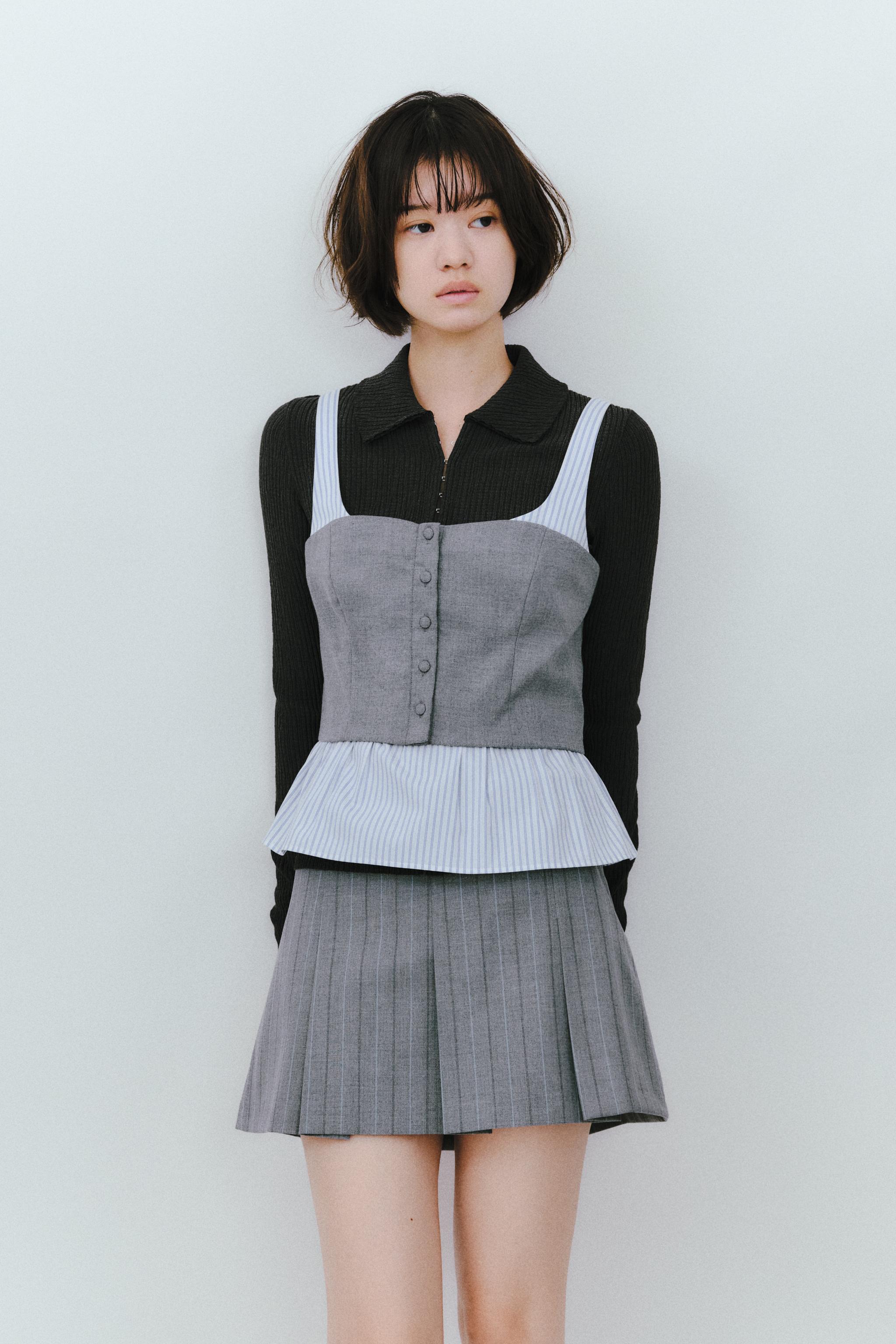 ZARA - ZARA ストレッチディテール ポプリントップス XLサイズの