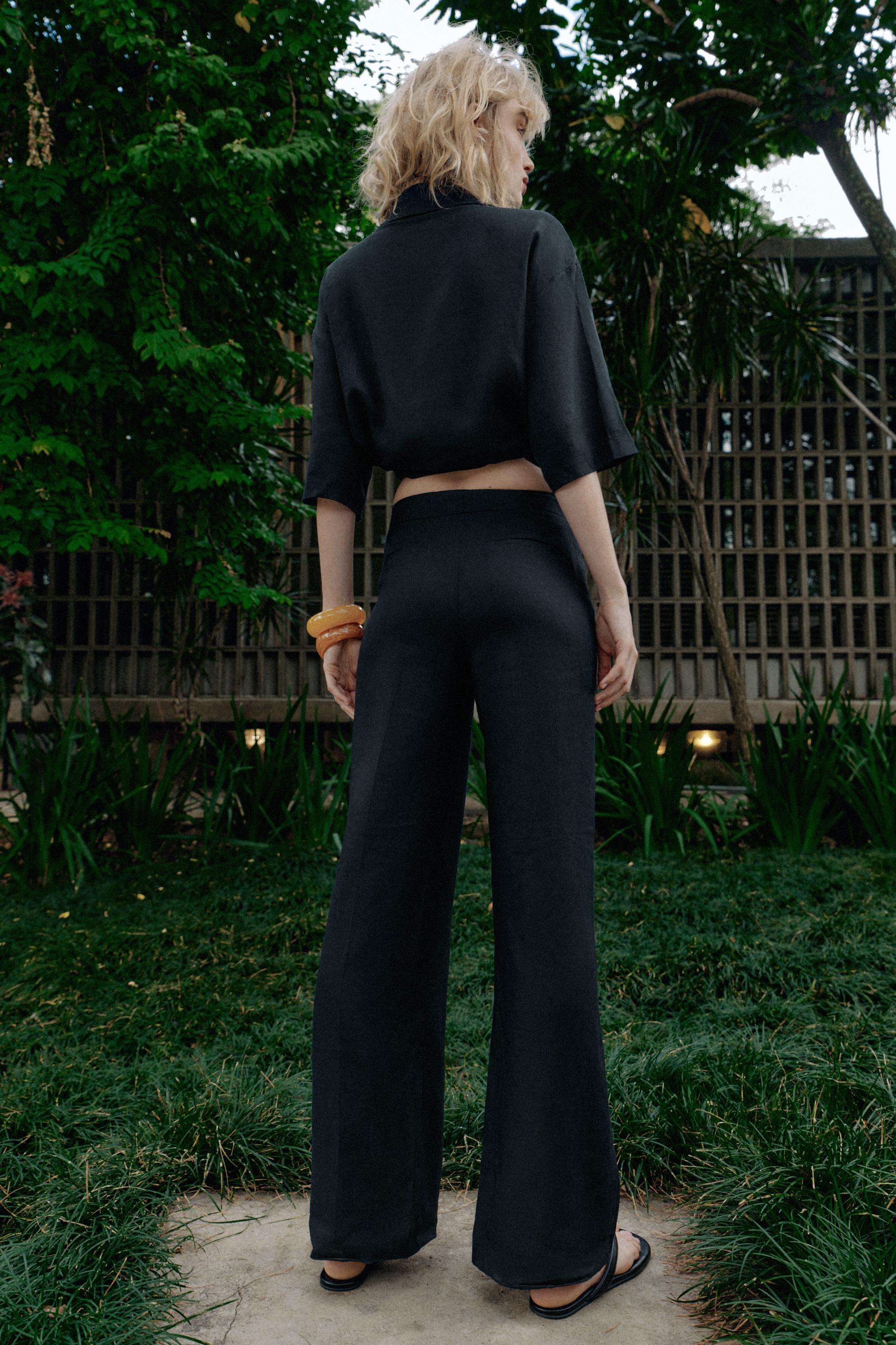 LINEN SAFARI PANTS