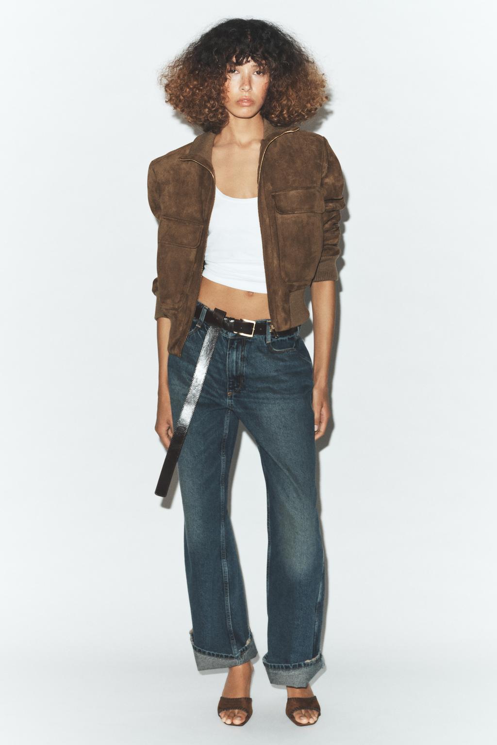RIB HIGH COLLAR BOMBER JACKET - image 2