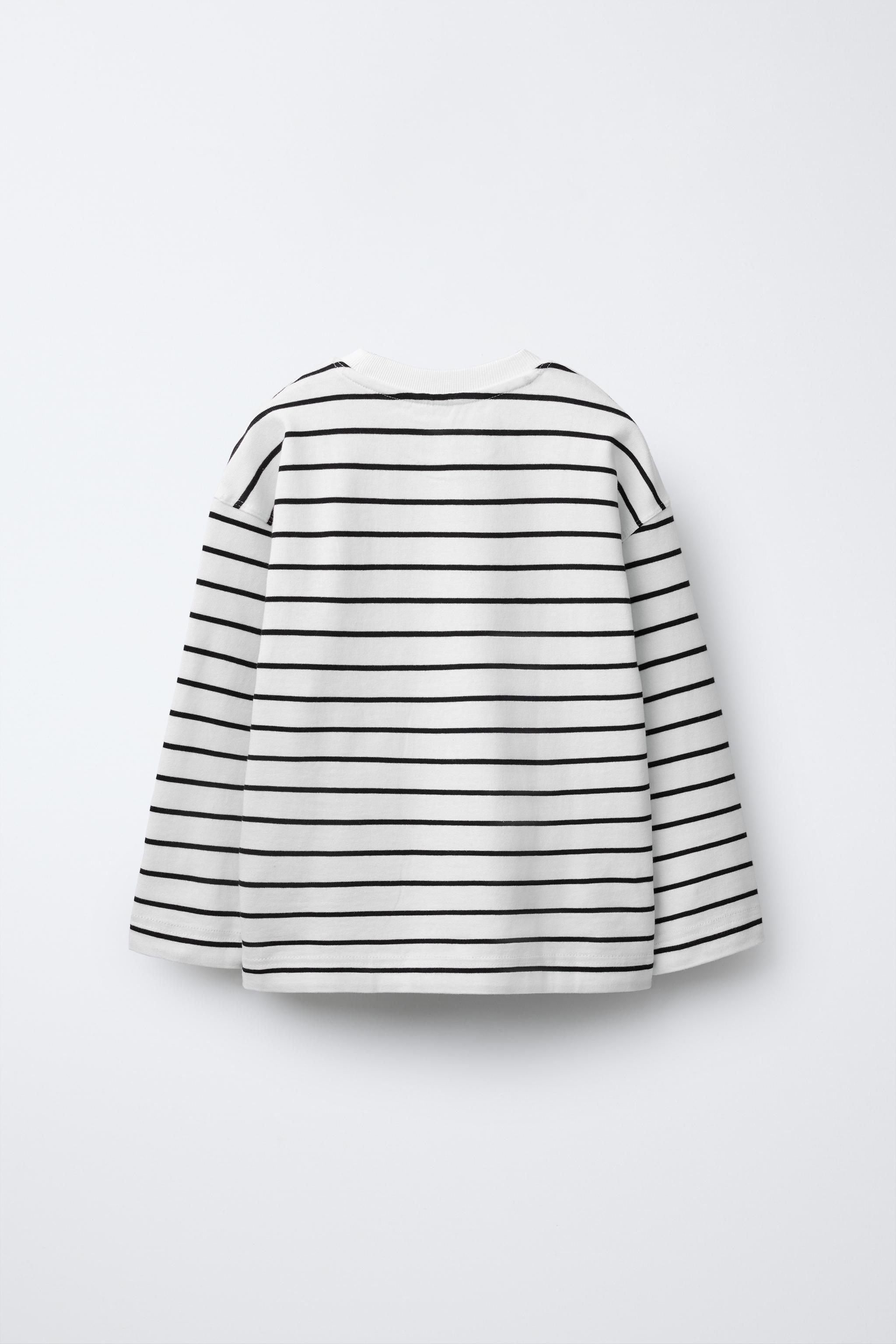 ★ドイツ発*ZARA*新作*STRIPED コントラストTシャツ★ コントラストジョギングTシャツ - グリーン | ZARA Japan / 日本