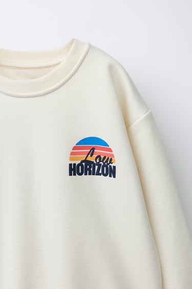 SWEAT IMPRIMÉ - Écru de Zara - Image 2