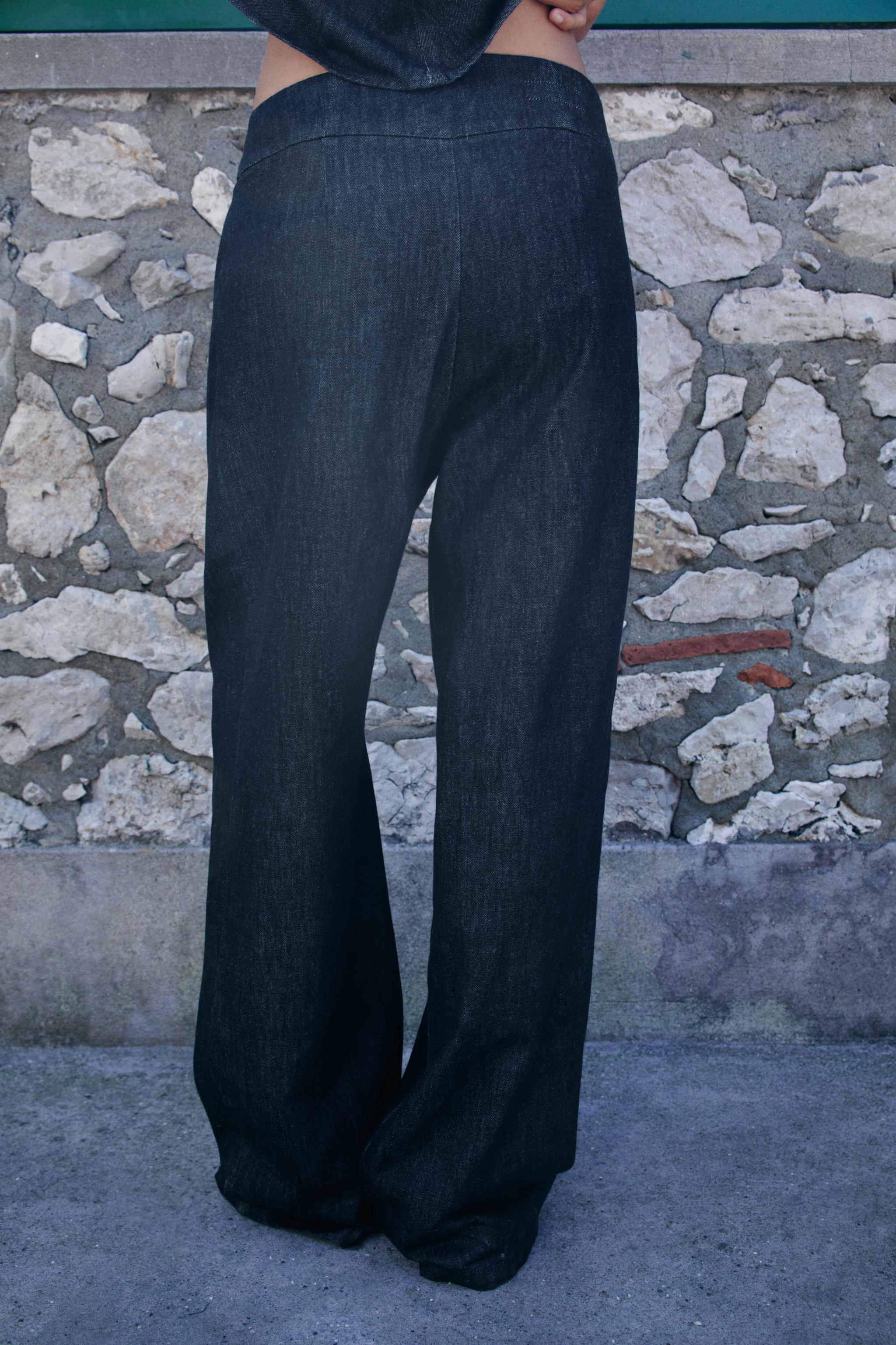 Z1975 HIGH-RISE CROSSOVER WIDE-LEG JEANS