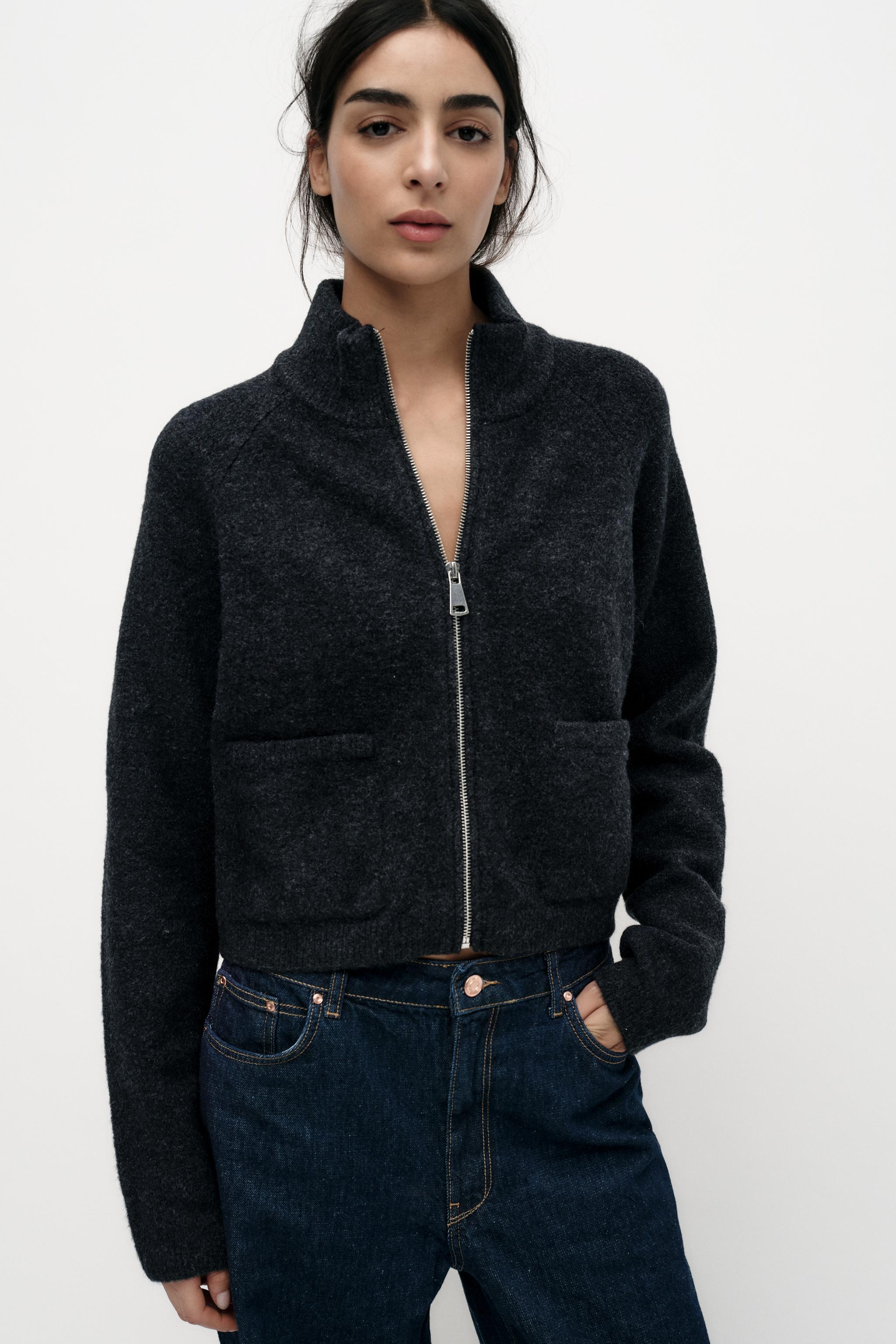 ZARA ソフトニット カーディガン 5536/181 ソフトニット カーディガン - グレーマール | ZARA Japan / 日本