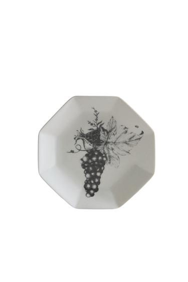 THE SKY OCTAGONAL DESSERT PLATE - Λευκό του Zara