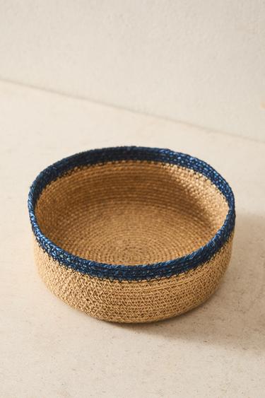 CORBEILLE RONDE ALGUES - Bleu de Zara