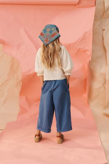 LIMITED EDITION PRINTED BANDANA - Blue by Zara