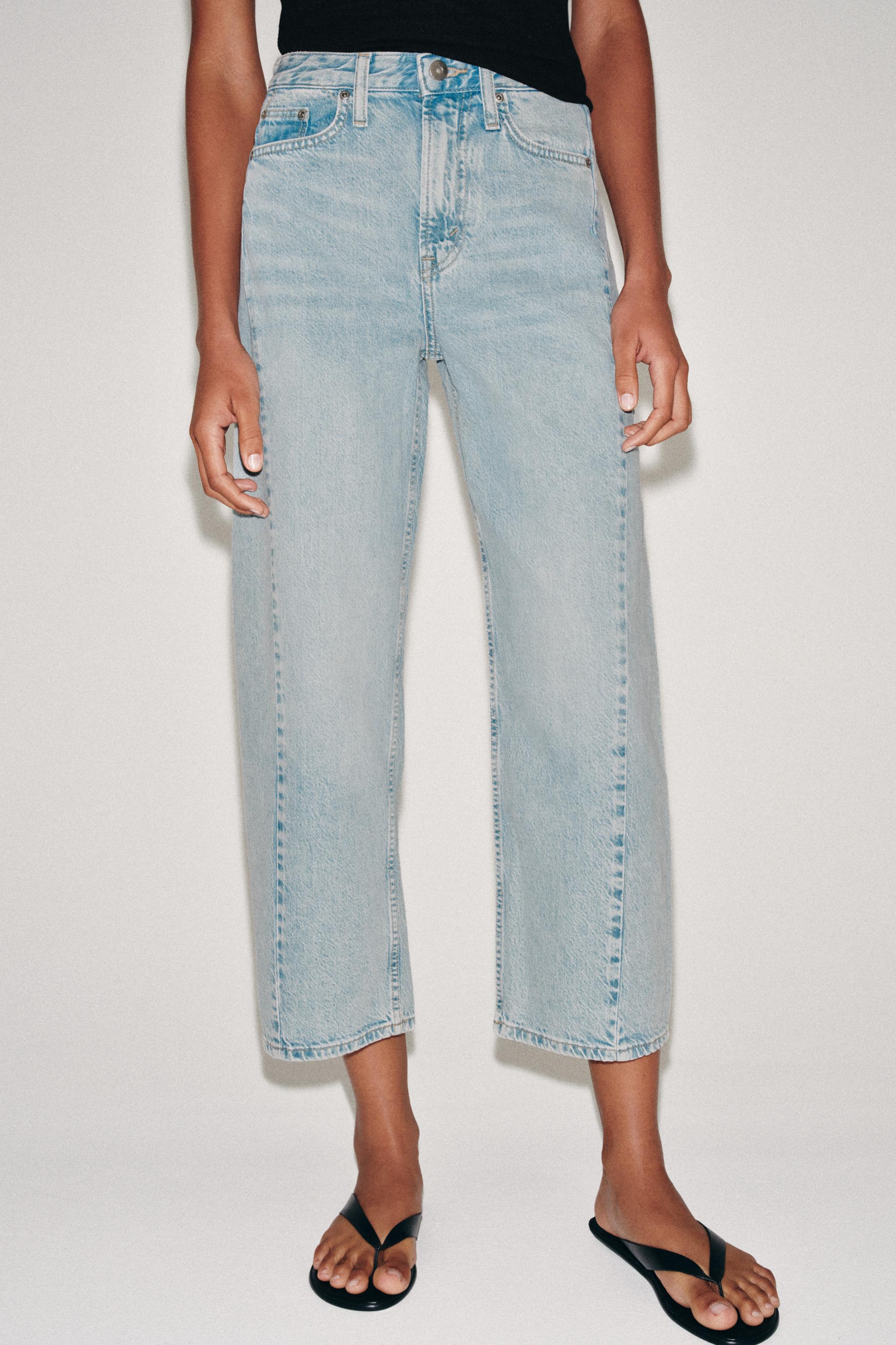 Женские джинсы Zara ZW COLLECTION ANKLE RELAXED MID-RISE JEANS — фото 2